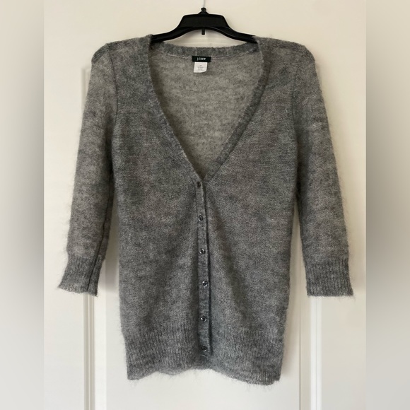 J. Crew VTG Mohair Cardigan - Picture 1 of 5